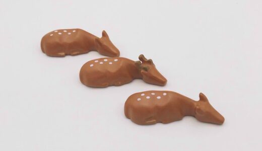 赤膚焼でできた鹿の箸置きはいかが？【気軽に買える、お土産の定番】
