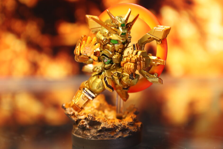 ガンダム食玩】ゴットガンダムを塗装しました【スペリオルディファイン