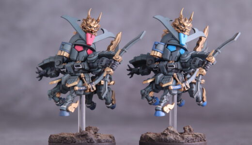 【ガンダム食玩】武者精太頑駄無 麒麟児特装を塗装しました【スペリオルディファイン】